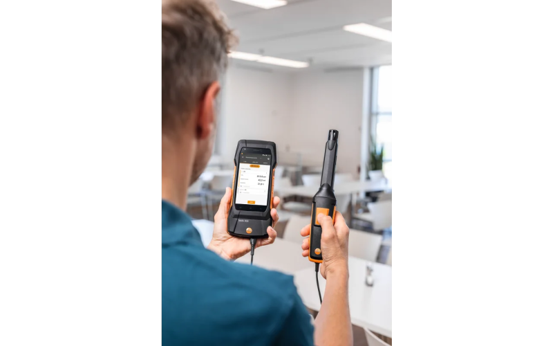 Testo 400 - IAQ sada so záznamníkom Dlhodobé meranie IAQ až 2 týždne